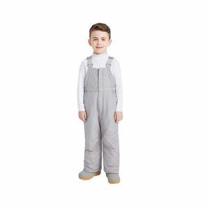 NWT Gerry Kids' Unisex Snow Pant with Bib Grey 4T